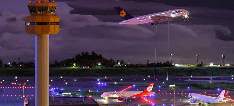 世界上最大最令人驚豔的機場模型