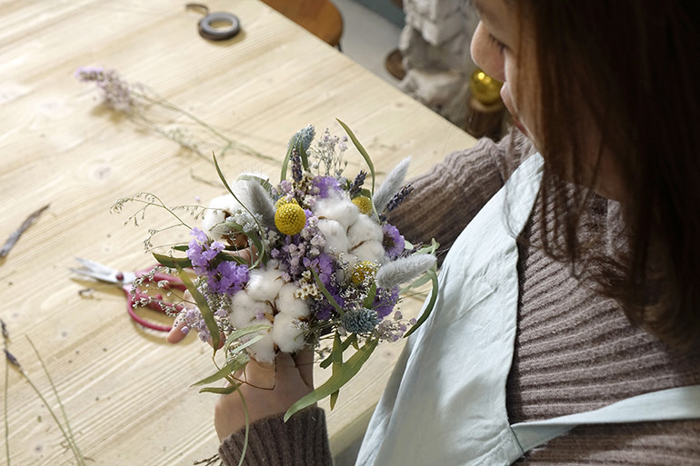 歐逆的花藝教室 – 教你紮出韓式花束