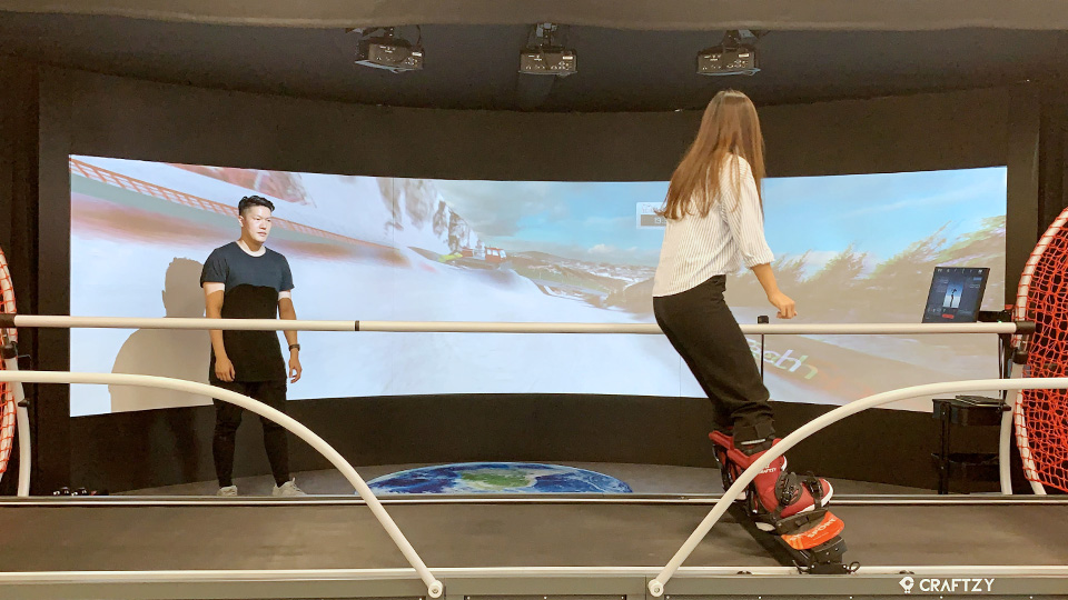 CRAFTZY-室內滑雪模擬機體驗